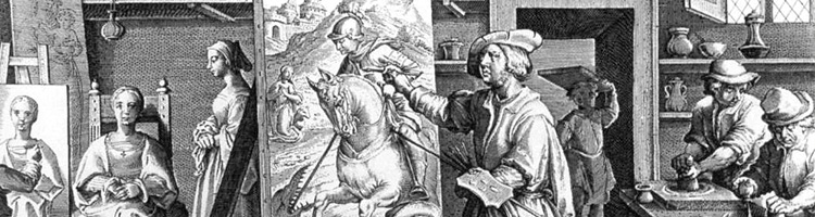 La Bottega del Pittore Giovanni Stradano Renaissance Workshop Art Studio